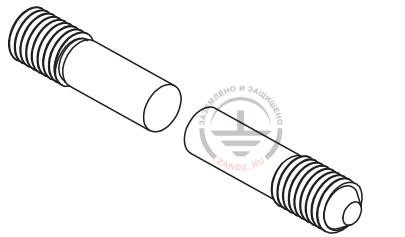 Sketch of the ground rod GL-10012